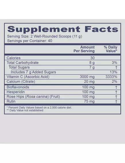 Professional Health Products Pro C Drink Stevia / Витамин С с коферментами 440 грамм, фото 2 в магазине биодобавок nutrido.shop