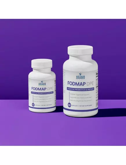 Arthur Andrew Fodmap DPE / Фодмап пищеварительные ферменты для углеводов 60 капсул, фото 5 в магазине биодобавок nutrido.shop