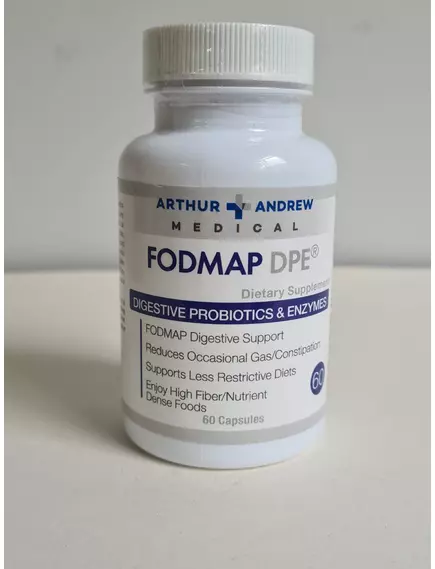 Arthur Andrew Fodmap DPE / Фодмап пищеварительные ферменты для углеводов 60 капсул, фото 8 в магазине биодобавок nutrido.shop