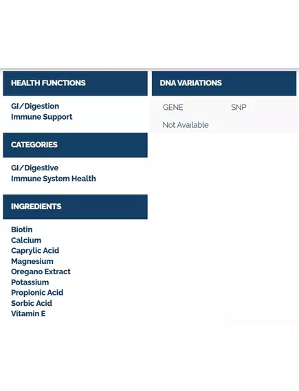 Professional Health Products Mycostat Complex C / Контроль надмірного зростання кишкових дріжджів та грибків 90 капсул, фото 3 від магазину біодобавок nutrido.shop