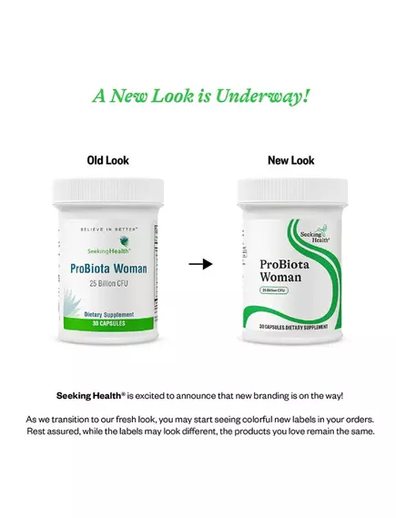 Seeking Health ProBiota Woman / Комплекс пробіотиків для жіночого здоров'я 30 капсул, фото 3 від магазину біодобавок nutrido.shop