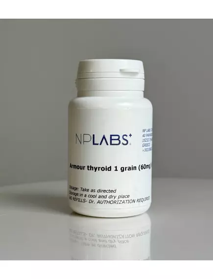 ARMOUR THYROID 1 GRAIN (60MG)  60 CAPS від магазину біодобавок nutrido.shop
