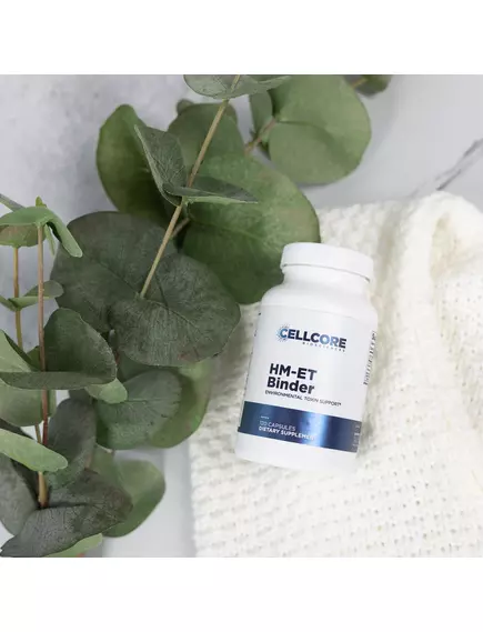 CellCore HM-ET Binder / Сорбент для выведения тяжелых металлов 120 капсул, фото 7 в магазине биодобавок nutrido.shop