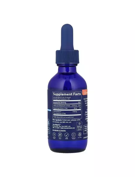 Trace Minerals Ionic Iodine / Йод іонний з йодида калію 225 мкг 59 мл, фото 3 в магазине биодобавок nutrido.shop