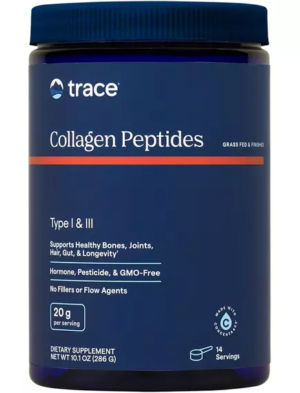 Trace Minerals Collagen Peptides / Пептиди колагену з кофакторами 286 г в магазине биодобавок nutrido.shop