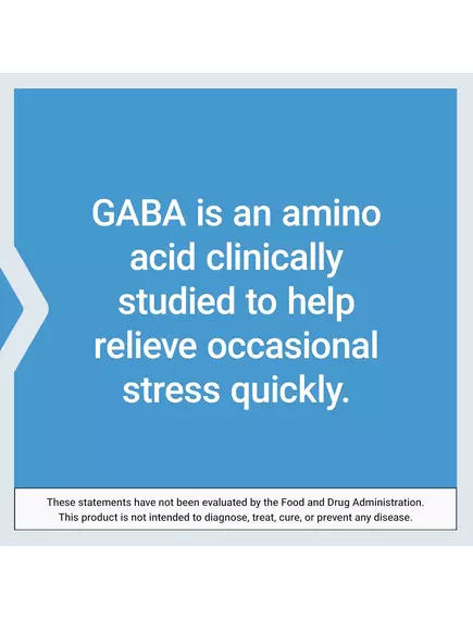 Life Extension GABA / ГАМК Гамма-аміномасляна кислота 60 капсул, фото 6 в магазине биодобавок nutrido.shop