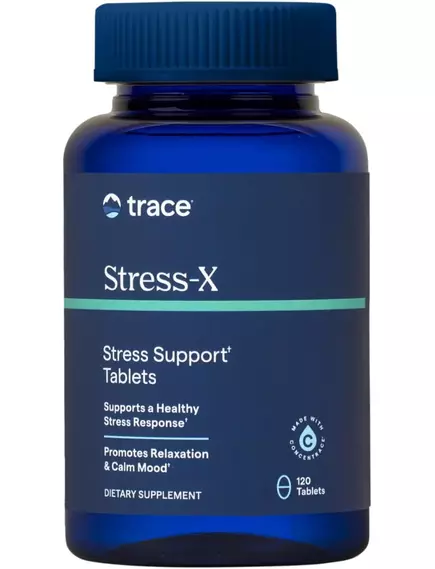 Trace Minerals Stress-X Support / Поживні речовини підтримка при стресі 120 таблеток в магазине биодобавок nutrido.shop