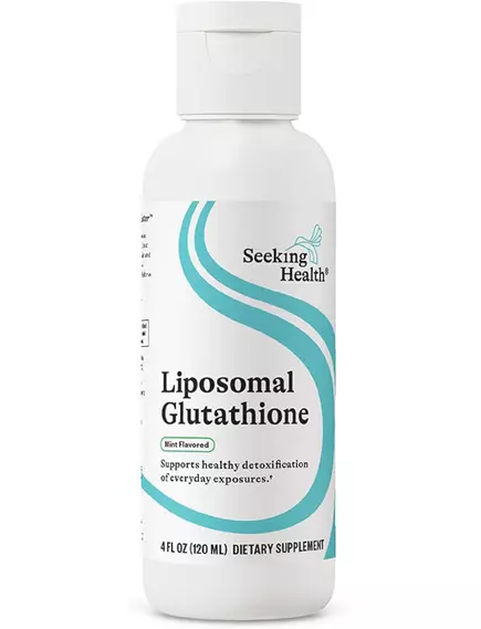 Seeking Health Optimal Liposomal Glutathione Mint / Липосомальный глутатион мятный вкус 120 мл, фото 9 в магазине биодобавок nutrido.shop