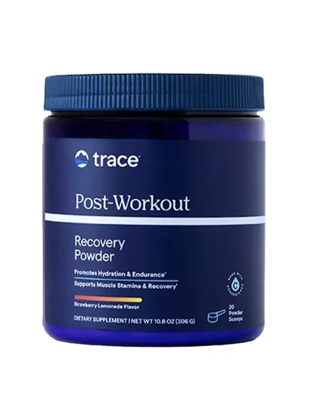 Trace Minerals Post-Workout / Післятренувальний комплекс порошок полуниця-лимон 306 г від магазину біодобавок nutrido.shop