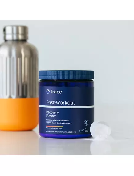 Trace Minerals Post-Workout / Післятренувальний комплекс порошок полуниця-лимон 306 г, фото 3 від магазину біодобавок nutrido.shop