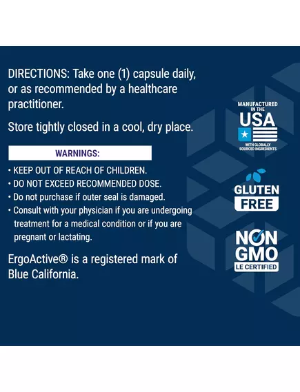 Life Extension Mega L-Ergothioneine / Мега L-ерготионеїн антиоксидант 30 капсул, фото 4 від магазину біодобавок nutrido.shop