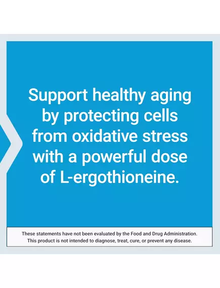 Life Extension Mega L-Ergothioneine / Мега L-ерготионеїн антиоксидант 30 капсул, фото 7 від магазину біодобавок nutrido.shop