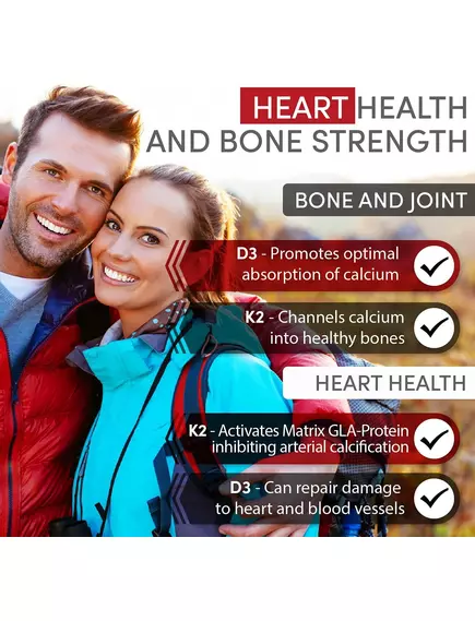 Arthur Andrew KD Ultra / Вітамін Д3 2500 МО рослинний + вітамін К 30 капсул, фото 3 від магазину біодобавок nutrido.shop