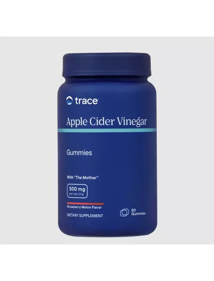 Trace Minerals Apple Cider Vinegar Gummies / Яблучний оцет смак полуниця-кавун 60 мармеладок від магазину біодобавок nutrido.shop