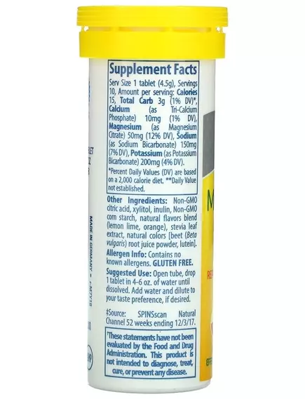 Trace Minerals Max-Hydrate Endurance / Електроліти для витривалості цитрус 10 шипучих таблеток, фото 3 від магазину біодобавок nutrido.shop