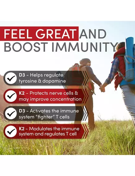 Arthur Andrew KD Ultra / Вітамін Д3 2500 МО рослинний + вітамін К 90 капсул, фото 4 від магазину біодобавок nutrido.shop