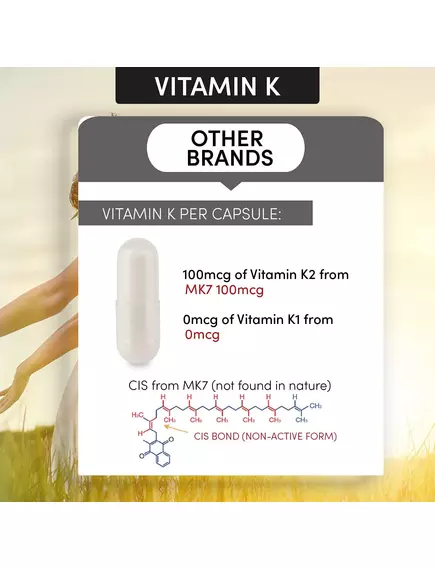 Arthur Andrew KD Ultra / Вітамін Д3 2500 МО рослинний + вітамін К 90 капсул, фото 8 від магазину біодобавок nutrido.shop