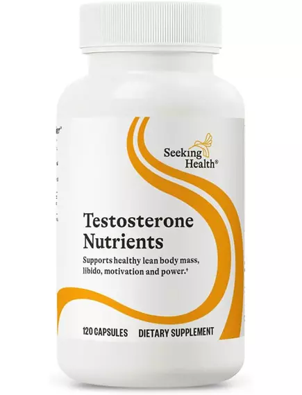 Seeking Health Testosterone Nutrients / Поживні речовини для тестостерону 120 капсул від магазину біодобавок nutrido.shop