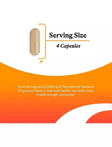 Seeking Health Testosterone Nutrients / Поживні речовини для тестостерону 120 капсул, фото 3 від магазину біодобавок nutrido.shop