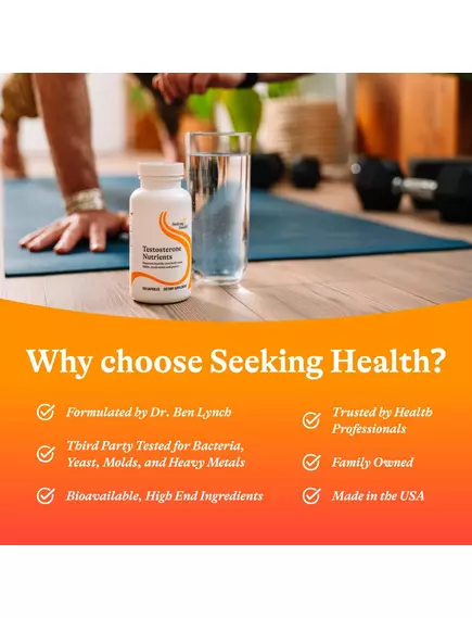 Seeking Health Testosterone Nutrients / Поживні речовини для тестостерону 120 капсул, фото 6 від магазину біодобавок nutrido.shop