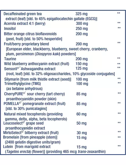 Life Extension Mix/ Комплекс витаминов, минералов, экстракты овощей, фруктов и растений 360 капсул, фото 4 в магазине биодобавок nutrido.shop