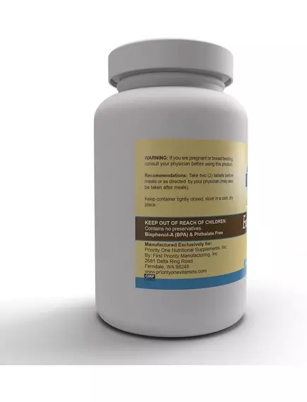 Priority One Enzy Gest / Ферменти підшлункової залози 120 таблеток, фото 5 в магазине биодобавок nutrido.shop