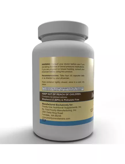 Priority One Bio-Candida Care / Комплекс для боротьби з надмірним ростом грибків у кишечнику (кандидоз) 120 капсул, фото 4 в магазине биодобавок nutrido.shop