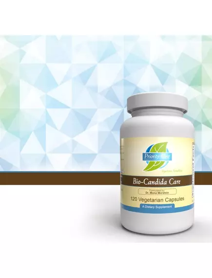 Priority One Bio-Candida Care / Комплекс для боротьби з надмірним ростом грибків у кишечнику (кандидоз) 120 капсул, фото 5 в магазине биодобавок nutrido.shop
