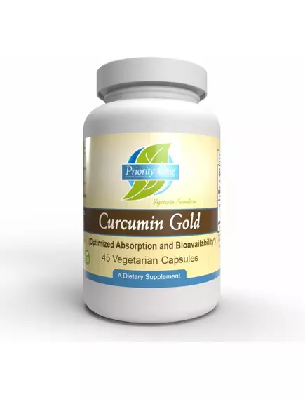 Priority One Curcumin Gold / Куркумін Голд 45 капсул від магазину біодобавок nutrido.shop