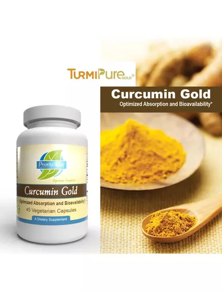 Priority One Curcumin Gold / Куркумін Голд 45 капсул, фото 5 від магазину біодобавок nutrido.shop