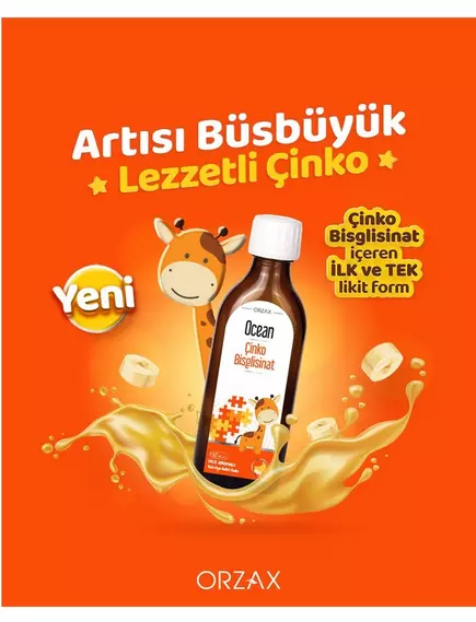 Orzax Zinc Bisglycinate / Цинк бісгліцинат 150 мл, фото 4 від магазину біодобавок nutrido.shop