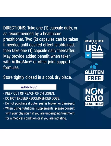 Life Extension Fast-Acting Joint Formula / Швидкодіюча формула для суглобів 30 капсул, фото 7 в магазине биодобавок nutrido.shop