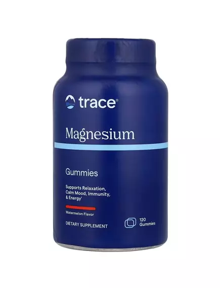 Trace Minerals Magnesium Gummies / Магний цитрат со вкусом арбуза 120 мармеладок, фото 11 в магазине биодобавок nutrido.shop