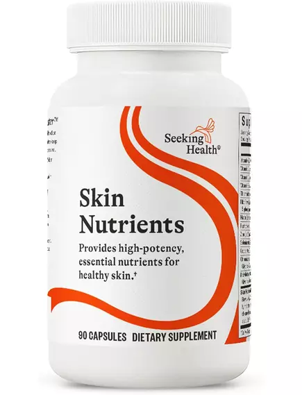 Seeking Health Skin Nutrients / Вітаміни, мінерали та поживні речовини для здорової шкіри 90 капсул від магазину біодобавок nutrido.shop