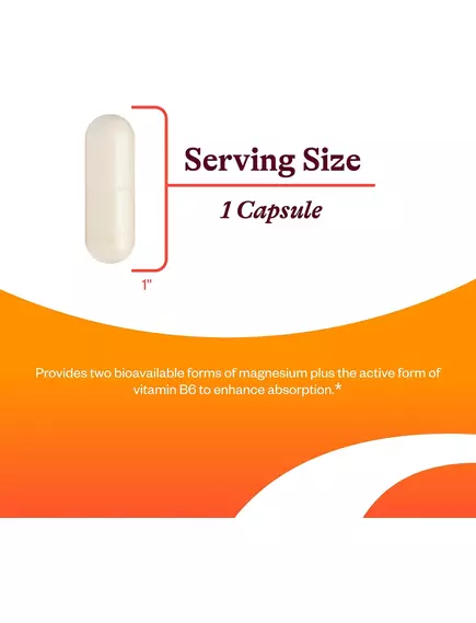 Seeking Health Magnesium Plus / Магний + витамин Б6 100 капсул, фото 8 в магазине биодобавок nutrido.shop