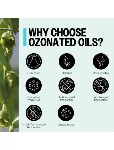 PurO3 Ozonated Oil Roll On Deodorant Jojoba / Дезодорант с озонированным маслом Жожоба 75 мл, фото 13 в магазине биодобавок nutrido.shop