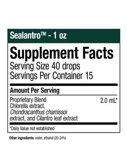 NutraMedix Sealantro / Селентро антиоксидант і підтримка детоксу 30 мл, фото 2 від магазину біодобавок nutrido.shop