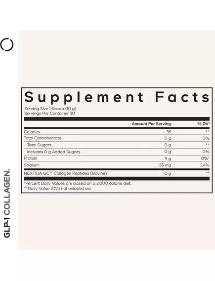 CodeAge GLP-1 Collagen Peptides / Пептиди колагену GLP-1 300 г, фото 2 від магазину біодобавок nutrido.shop