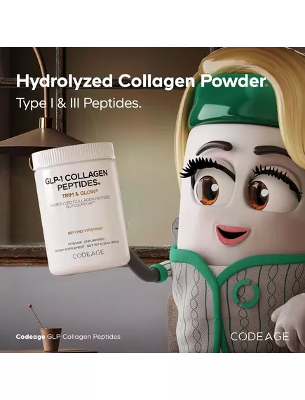 CodeAge GLP-1 Collagen Peptides / Пептиди колагену GLP-1 300 г, фото 6 від магазину біодобавок nutrido.shop