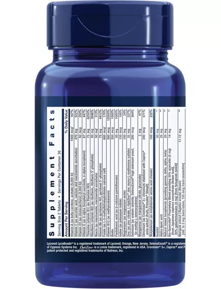 Life Extension Two-Per-Day / Мультивітаміни двічі на день 60 таблеток, фото 2 від магазину біодобавок nutrido.shop