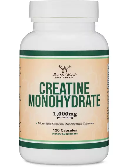 Double Wood Creatine Monohydrate / Креатин моногідрат 120 капсул від магазину біодобавок nutrido.shop