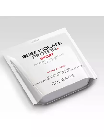 CodeAge Beef Isolate Protein / Яловичий ізолят протеїну неароматизований 750 г, фото 11 від магазину біодобавок nutrido.shop