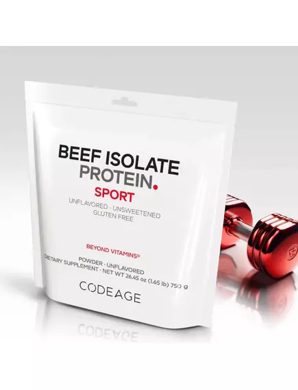 CodeAge Beef Isolate Protein / Яловичий ізолят протеїну неароматизований 750 г, фото 6 від магазину біодобавок nutrido.shop