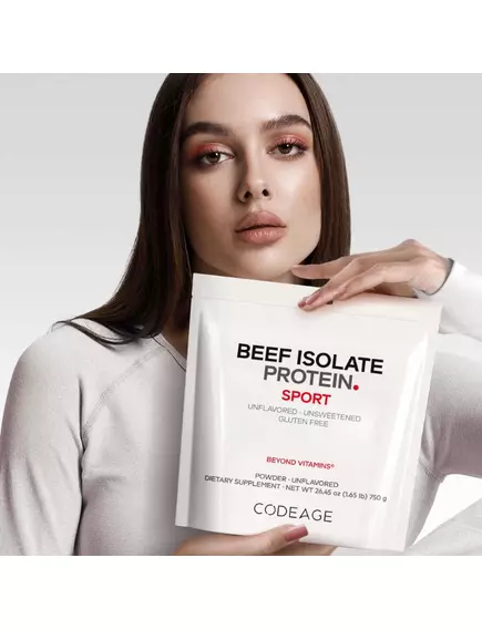CodeAge Beef Isolate Protein / Яловичий ізолят протеїну неароматизований 750 г, фото 7 від магазину біодобавок nutrido.shop
