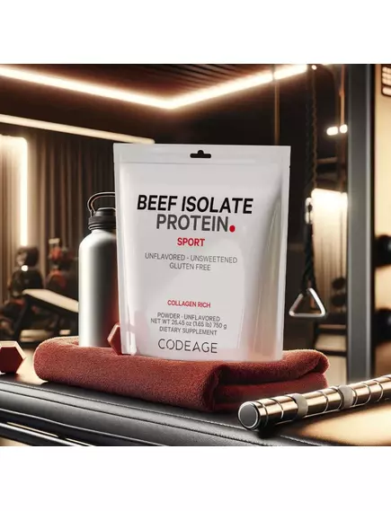 CodeAge Beef Isolate Protein / Яловичий ізолят протеїну неароматизований 750 г, фото 8 від магазину біодобавок nutrido.shop