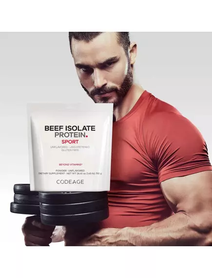 CodeAge Beef Isolate Protein / Яловичий ізолят протеїну неароматизований 750 г, фото 9 від магазину біодобавок nutrido.shop