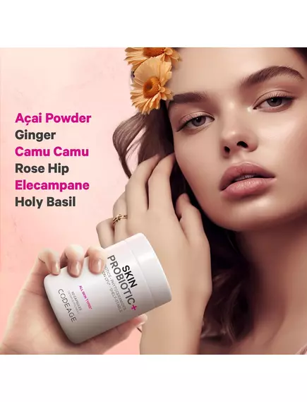 CodeAge Skin Probiotic / Пробиотик для здоровья кожи 60 капсул, фото 9 в магазине биодобавок nutrido.shop