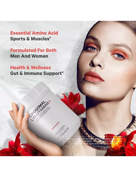 CodeAge Liposomal L-Glutamine / Ліпосомальний L-глутамін 472,5 г, фото 3 від магазину біодобавок nutrido.shop