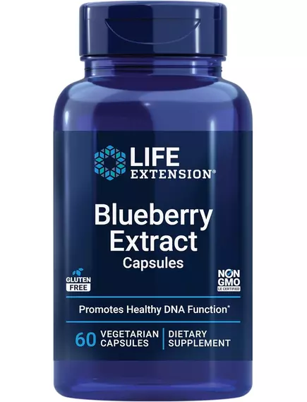 Life Extension Blueberry Extract / Екстракт чорниці антиоксидант 60 капсул від магазину біодобавок nutrido.shop