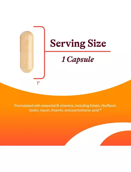 SEEKING HEALTH B COMPLEX PLUS / КОМПЛЕКС ВІТАМІНІВ ГРУПИ Б З ХОЛІНОМ 100 КАПСУЛ, фото 9 від магазину біодобавок nutrido.shop